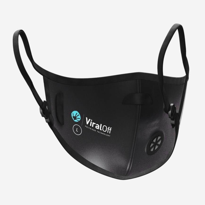 ÄR Pretvīrusu respirators – Big Logo L – ViralOff 99% – efektīvāks par FFP2