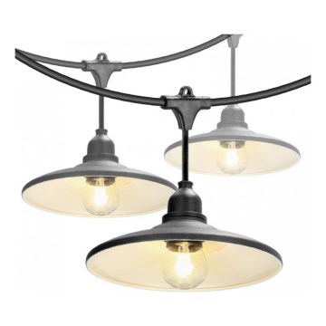 Āra dekoratīvā gaismas virtene CRETE 20xE27/230V 25m IP44
