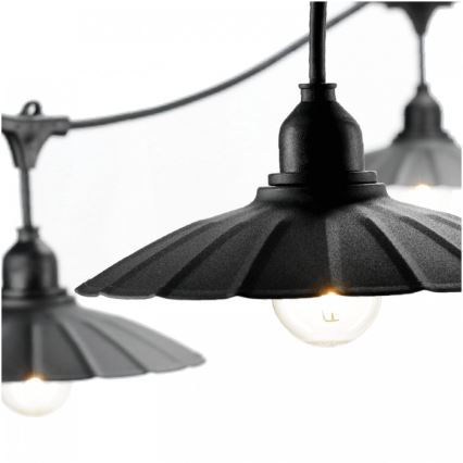 Āra dekoratīvā virtene CRETE 20xE27/230V 25m IP44