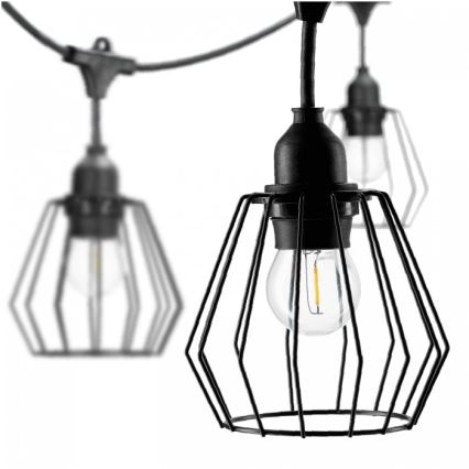 Āra dekoratīvā virtene CRETE 20xE27/230V 25m IP44