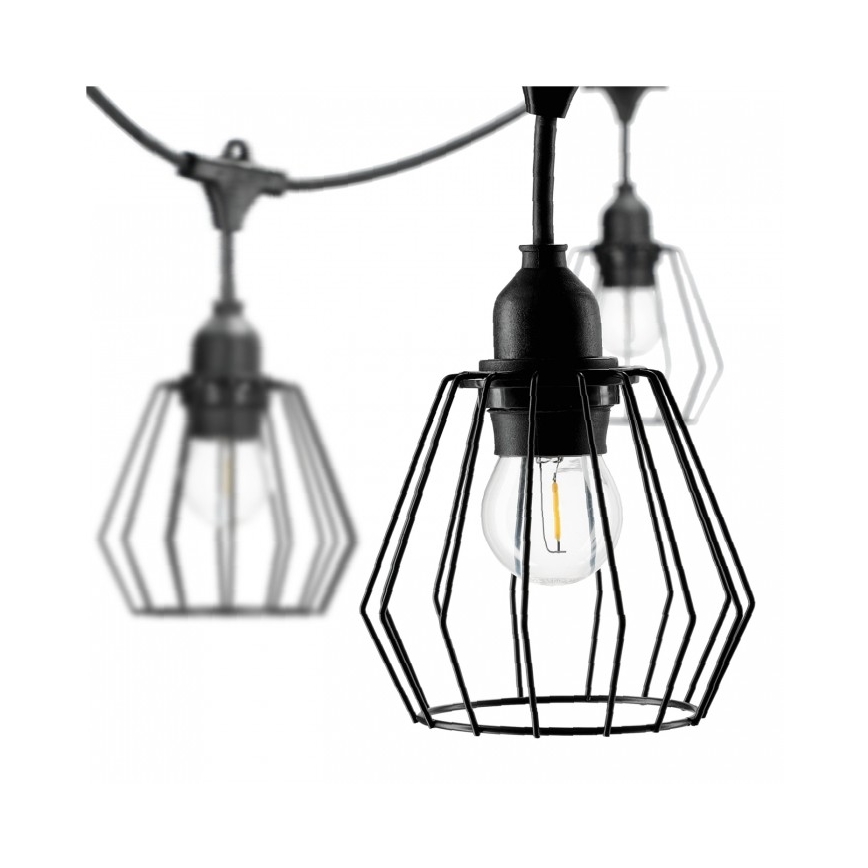 Āra dekoratīvā virtene CRETE 20xE27/230V 25m IP44