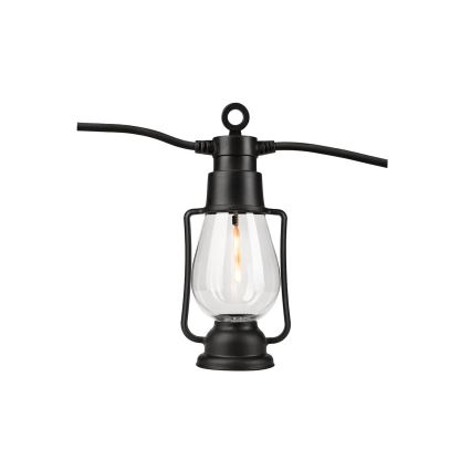 Āra dekoratīva virtene GARLAND 20xLED 20m IP44 silti balta