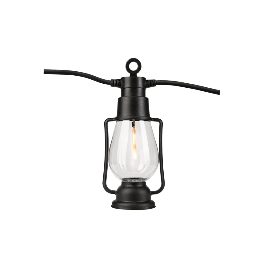 Āra dekoratīva virtene GARLAND 20xLED 20m IP44 silti balta