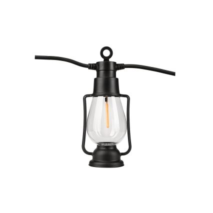 Āra dekoratīva virtene GARLAND 20xLED 20m IP44 silti balta