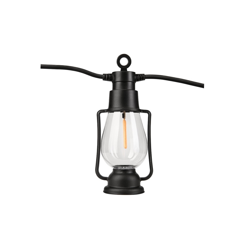 Āra dekoratīvā virtene GIRLANDA, 10 LED, 10 m, IP44, silti balta