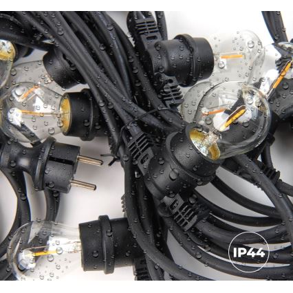 Āra dekoratīva virtene MIMOSA 10xE27/1,3W/230V IP44 10 m