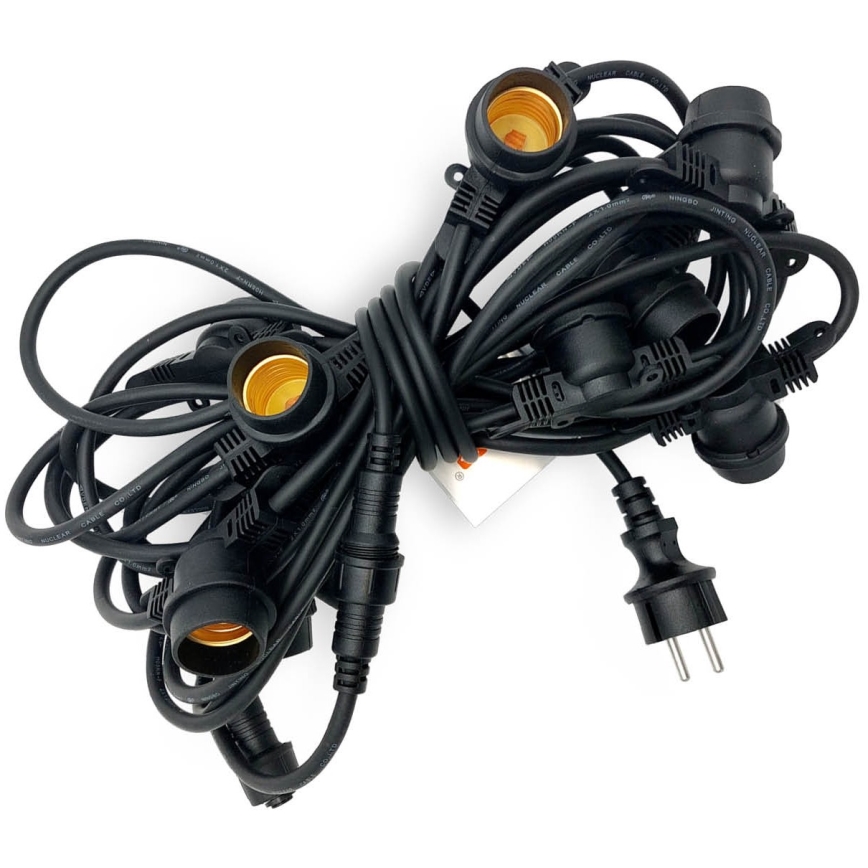 Āra dekoratīva virtene MIMOSA 10xE27/1,3W/230V IP44 10 m