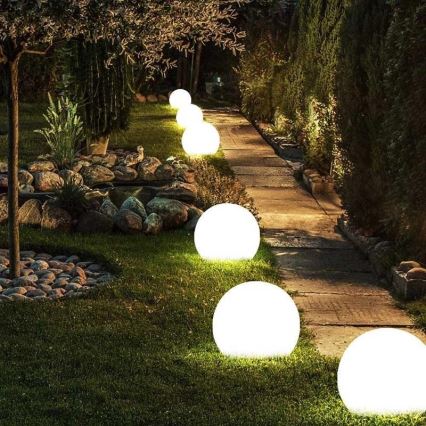 Āra dekoratīvais gaismeklis GARDEN BALL 1xE27/40W/230V IP65 d. 25 cm