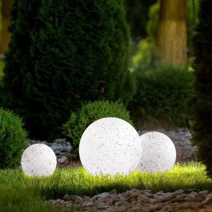 Āra dekoratīvais gaismeklis GARDEN BALL 1xE27/40W/230V IP65 d. 25 cm