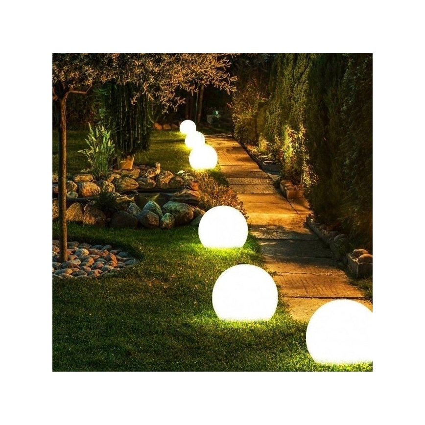 Āra dekoratīvais gaismeklis GARDEN BALL 1xE27/40W/230V IP65 d. 38 cm