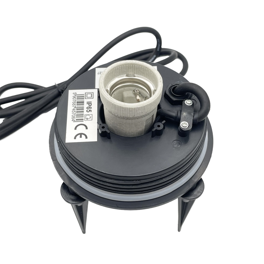 Āra dekoratīvais gaismeklis LUMISTONE 1xE27/15W/230V IP65 Ø 25 cm