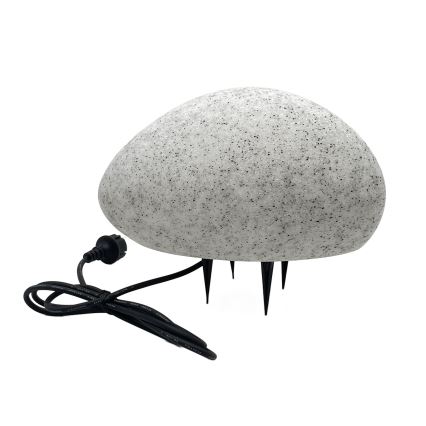 Āra dekoratīvais gaismeklis LUMISTONE 1xE27/15W/230V IP65 Ø 31,8 cm