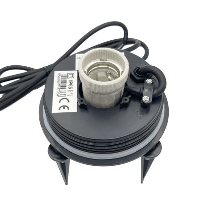 Āra dekoratīvais gaismeklis LUMISTONE 1xE27/15W/230V IP65 Ø 31,8 cm