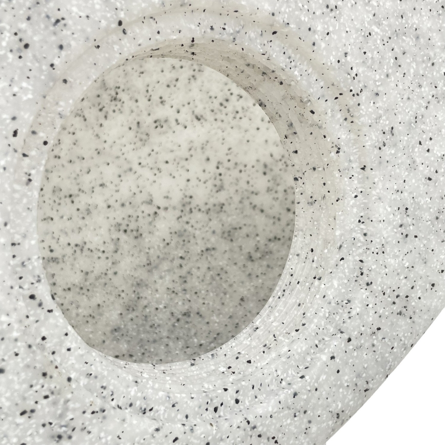 Āra dekoratīvais gaismeklis LUMISTONE 1xE27/15W/230V IP65 Ø 31,8 cm