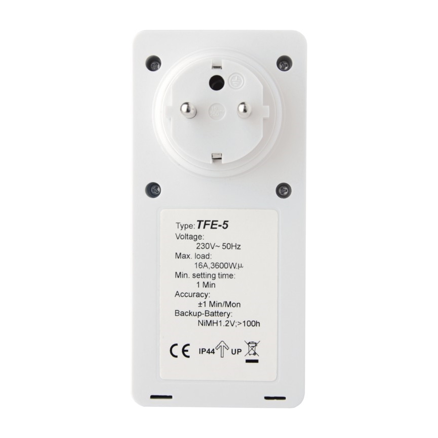Āra digitālais taimeris 230V/16A IP44