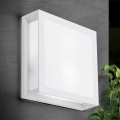 Āra gaismeklis HENRY 2xE27/15W/230V 26x26 cm IP44 balts