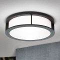 Āra gaismeklis HENRY 2xE27/15W/230V Ø 30 cm IP44 antracīts