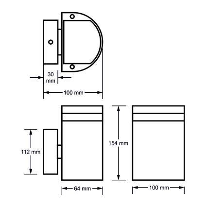 Āra griestu gaismeklis KORTEK 1xGU10/30W/230V IP54 pelēks