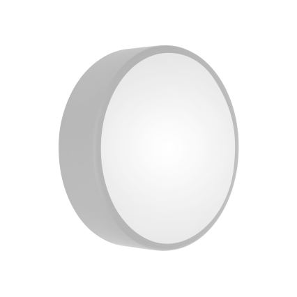 Āra griestu lampa ar sensoru CLEO 2xE27/24W/230V d. 30 cm pelēka IP54