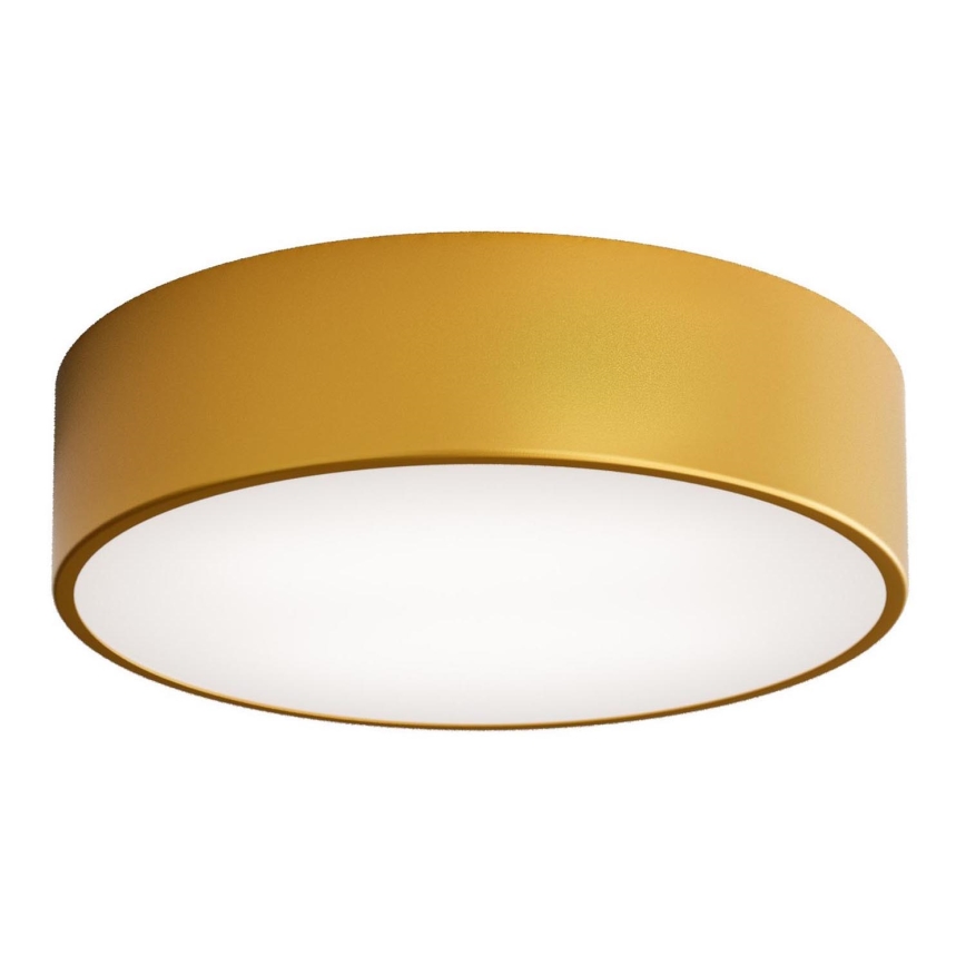 Āra griestu lampa ar sensoru CLEO 2xE27/24W/230V d. 30 cm zelta IP54