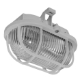 Āra griestu lampa OVAL 1xE27/60W/230V IP44 pelēka