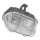 Āra griestu lampa OVAL 1xE27/60W/230V IP44 pelēka