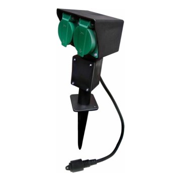 Āra kontakligdzdu kolonna EASY CONNECT 2Z 3600W/230V IP44 zaļa