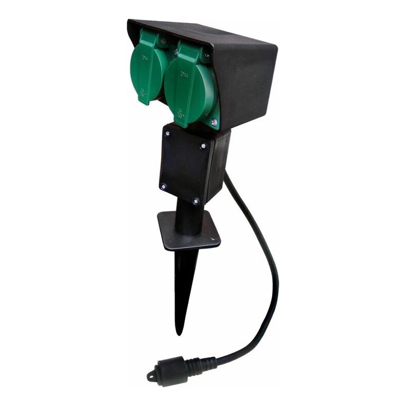Āra kontakligdzdu kolonna EASY CONNECT 2Z 3600W/230V IP44 zaļa