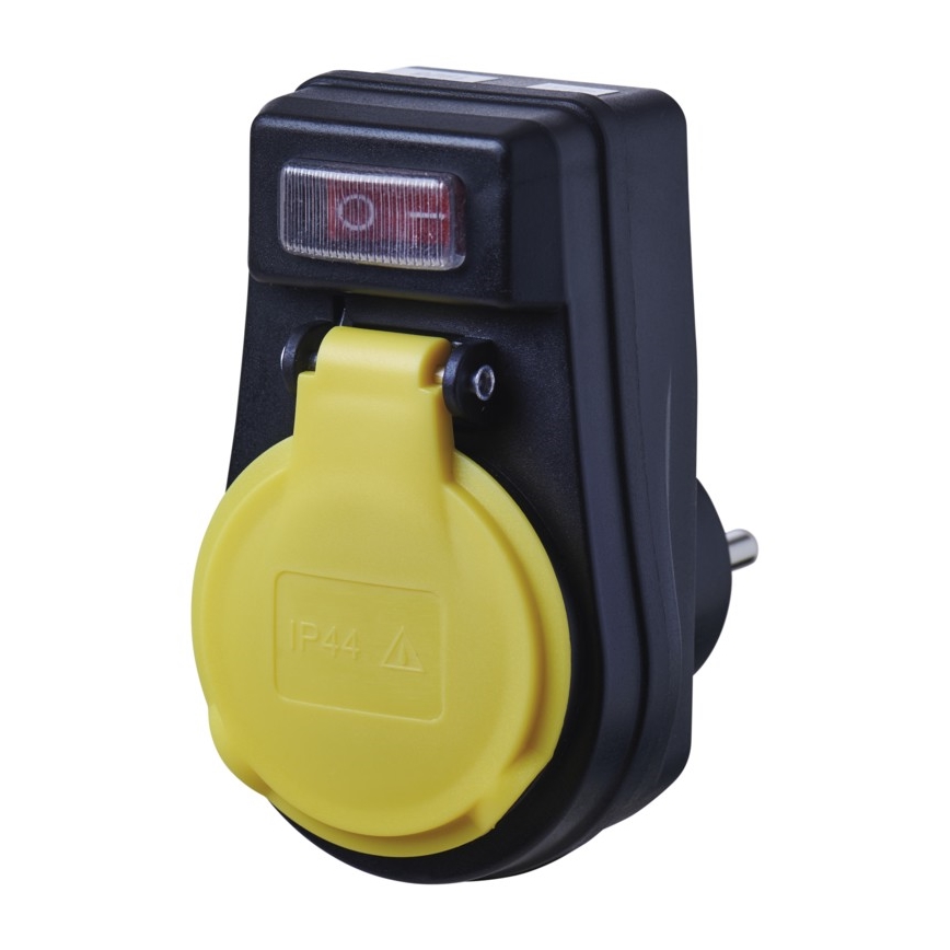 Āra kontaktligzda ar slēdzi FRENCH 250V/16A IP44