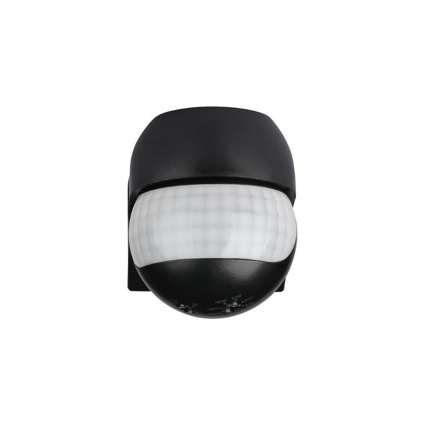 Āra kustību sensors 230V IP44 melns