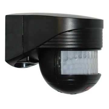 Āra kustību sensors LC-CLICK 140° IP44 melna