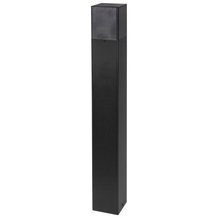 Āra lampa 1x E27, 40 W, 230 V, IP44, 80 cm — melna ar dūmakainu stiklu