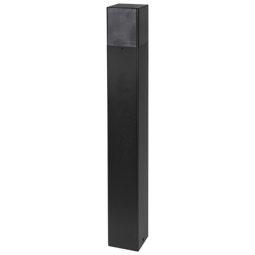 Āra lampa 1x E27, 40 W, 230 V, IP44, 80 cm — melna ar dūmakainu stiklu