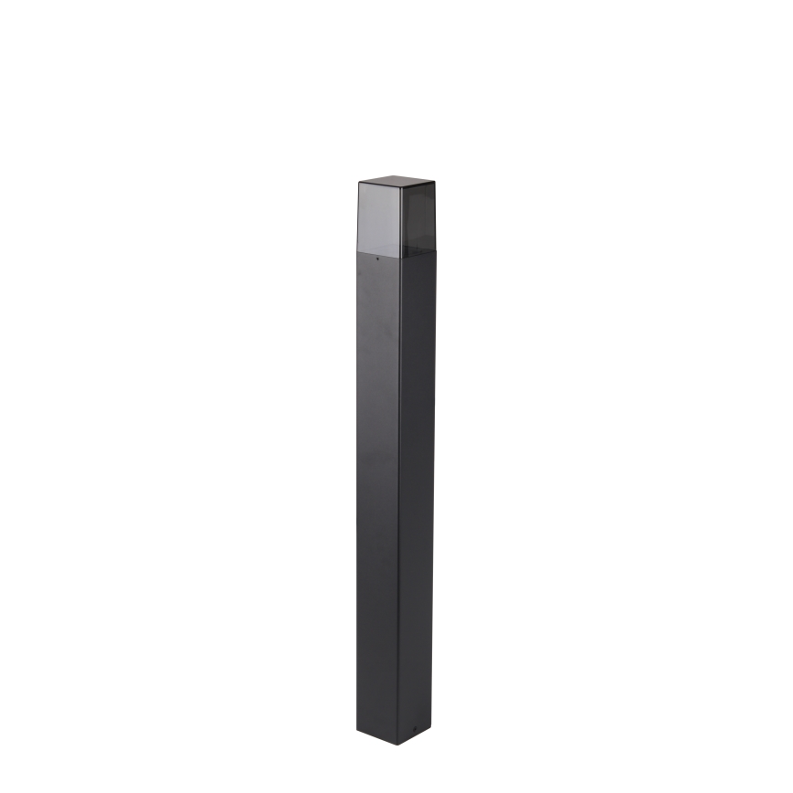 Āra lampa 1x E27, 40 W, 230 V, IP44, 80 cm — melna ar dūmakainu stiklu