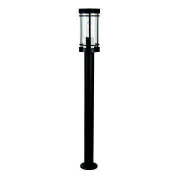 Āra lampa 1xE27/15W/230V 80 cm IP44 melna
