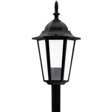 Āra lampa 1xE27/20W/230V IP43 96,5 cm melna