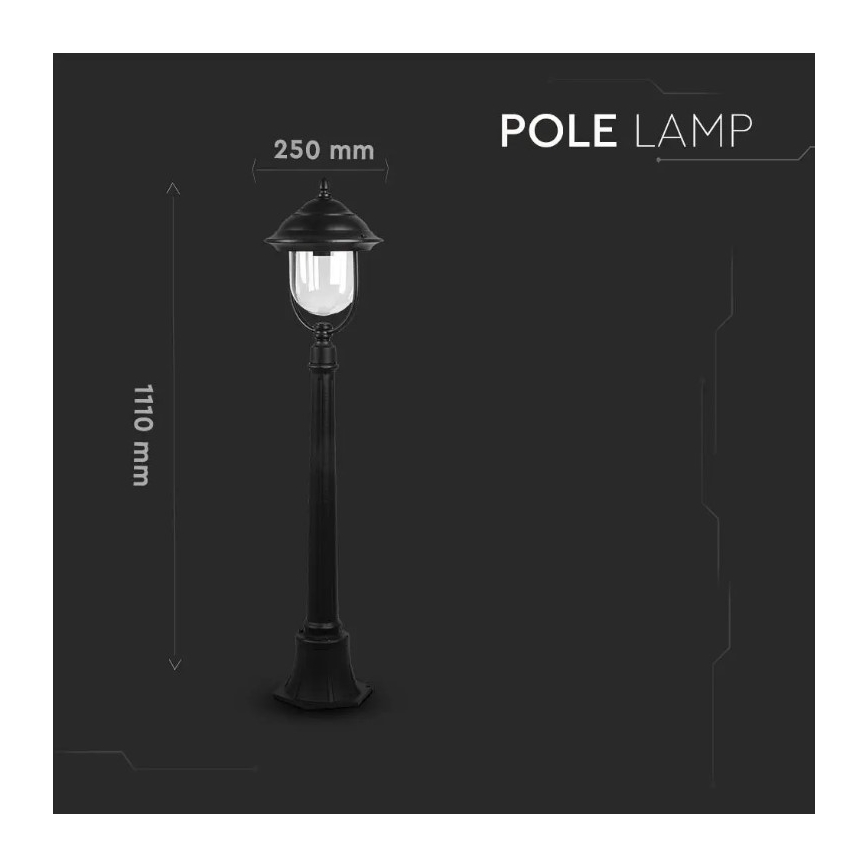 Āra lampa 1xE27/60W/230V 111 cm IP44