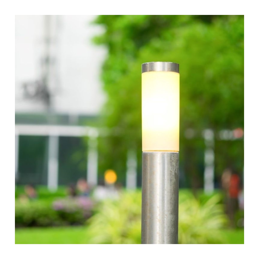 Āra lampa 1xE27/60W/230V IP44 110cm matēta hroma