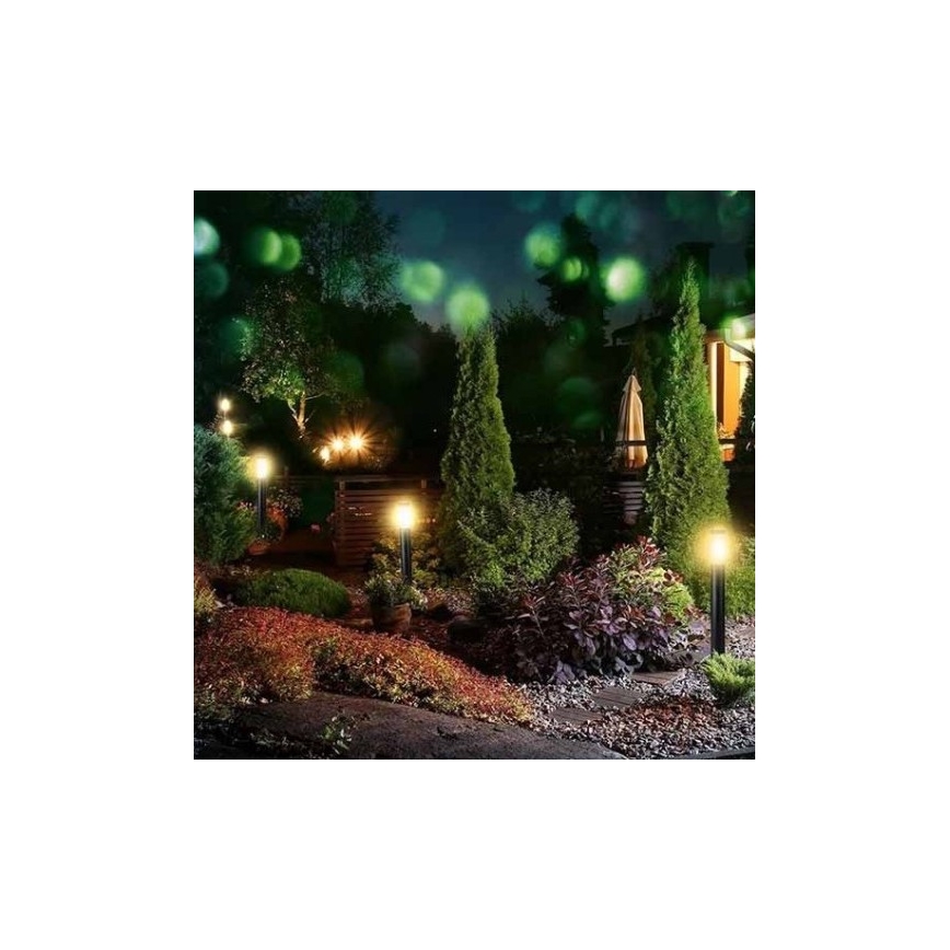 Āra lampa 1xE27/60W/230V IP44 80cm melna