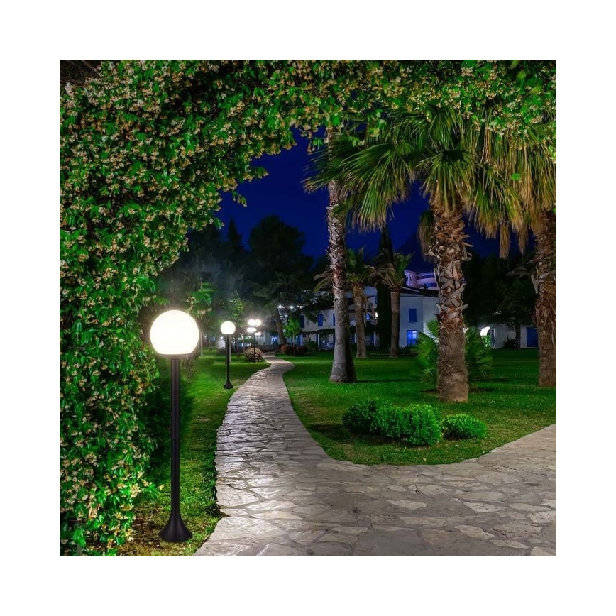 Āra lampa 1xE27/60W/230V IP44 97 cm melna