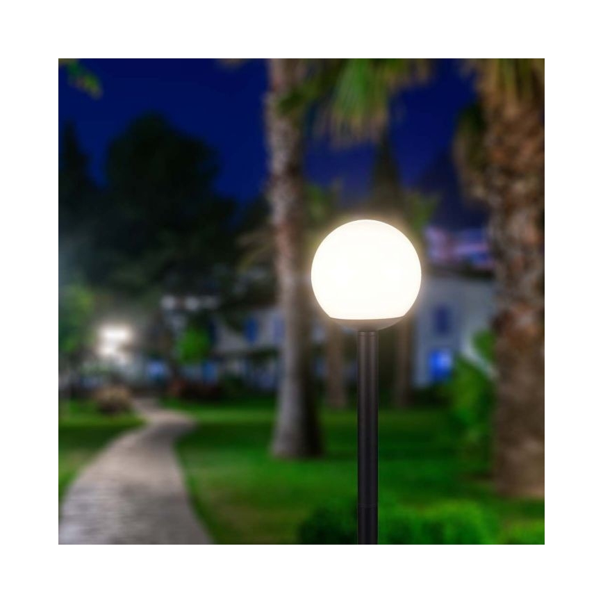 Āra lampa 1xE27/60W/230V IP44 97 cm melna