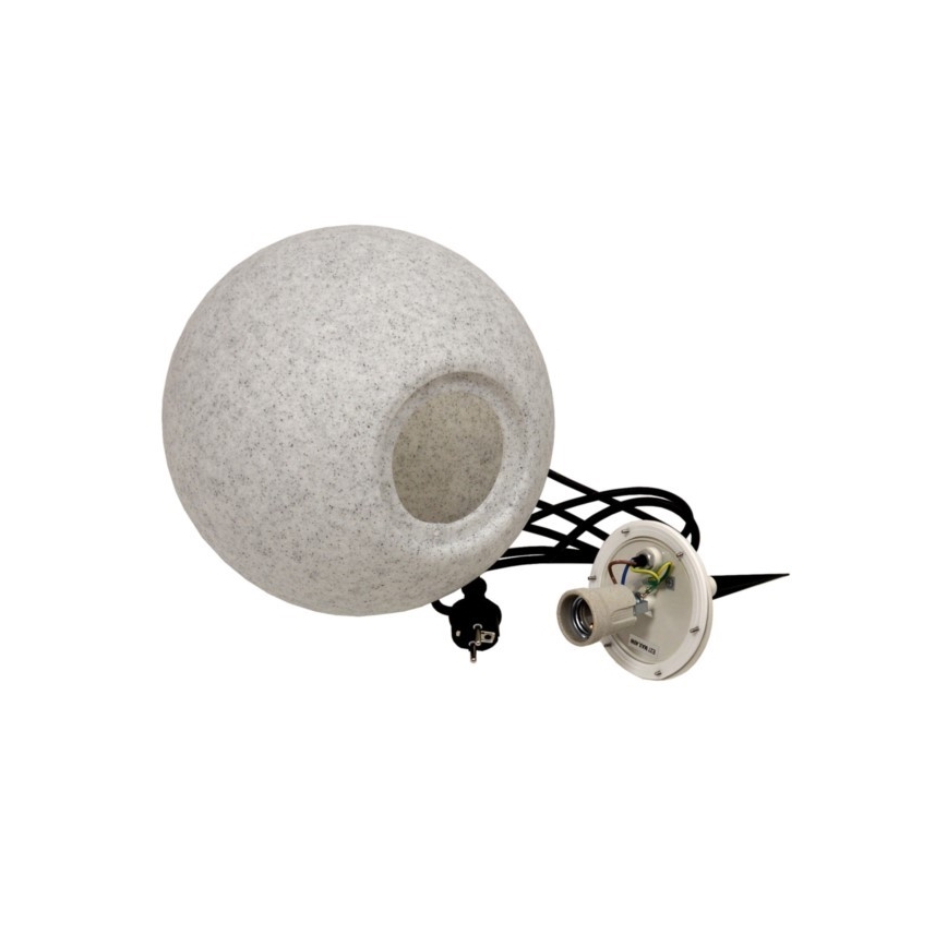 Āra lampa 1xE27/60W/230V IP44 diam. 30 cm