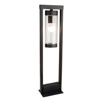 Āra lampa 1xE27/60W/230V IP44 melna/dūmakaina brūna
