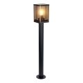 Āra lampa 1xE27/60W/230V IP44 melna/dūmota brūna