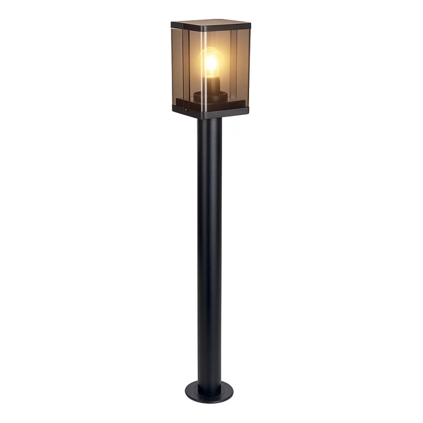 Āra lampa 1xE27/60W/230V IP44 melna/dūmota brūna