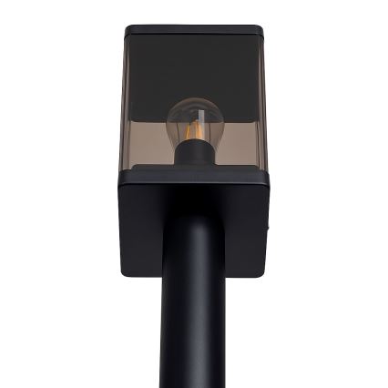 Āra lampa 1xE27/60W/230V IP44 melna/dūmota brūna