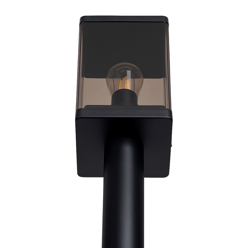 Āra lampa 1xE27/60W/230V IP44 melna/dūmota brūna