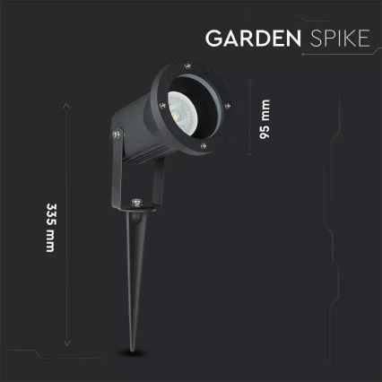 Āra lampa 1xGU10/35W/230V IP44