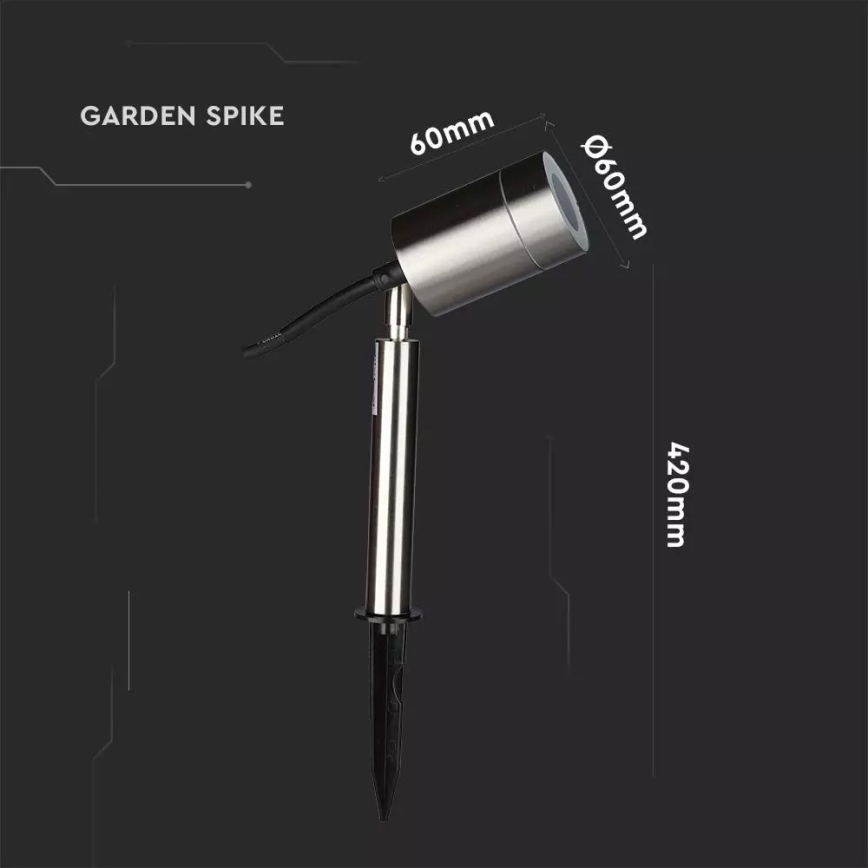 Āra lampa 1xGU10/35W/230V IP44