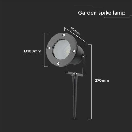 Āra lampa 1xGU10/35W/230V IP65